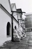KAZIMIERZ 0009, casimir, synagogue, old, square, szeroka street, windows, krakow, black white, photo