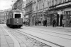 ZWIERZYNIECKA_0001B, street zwierzyniecka, tram, 2, krakow old town, photography, black white, vehic